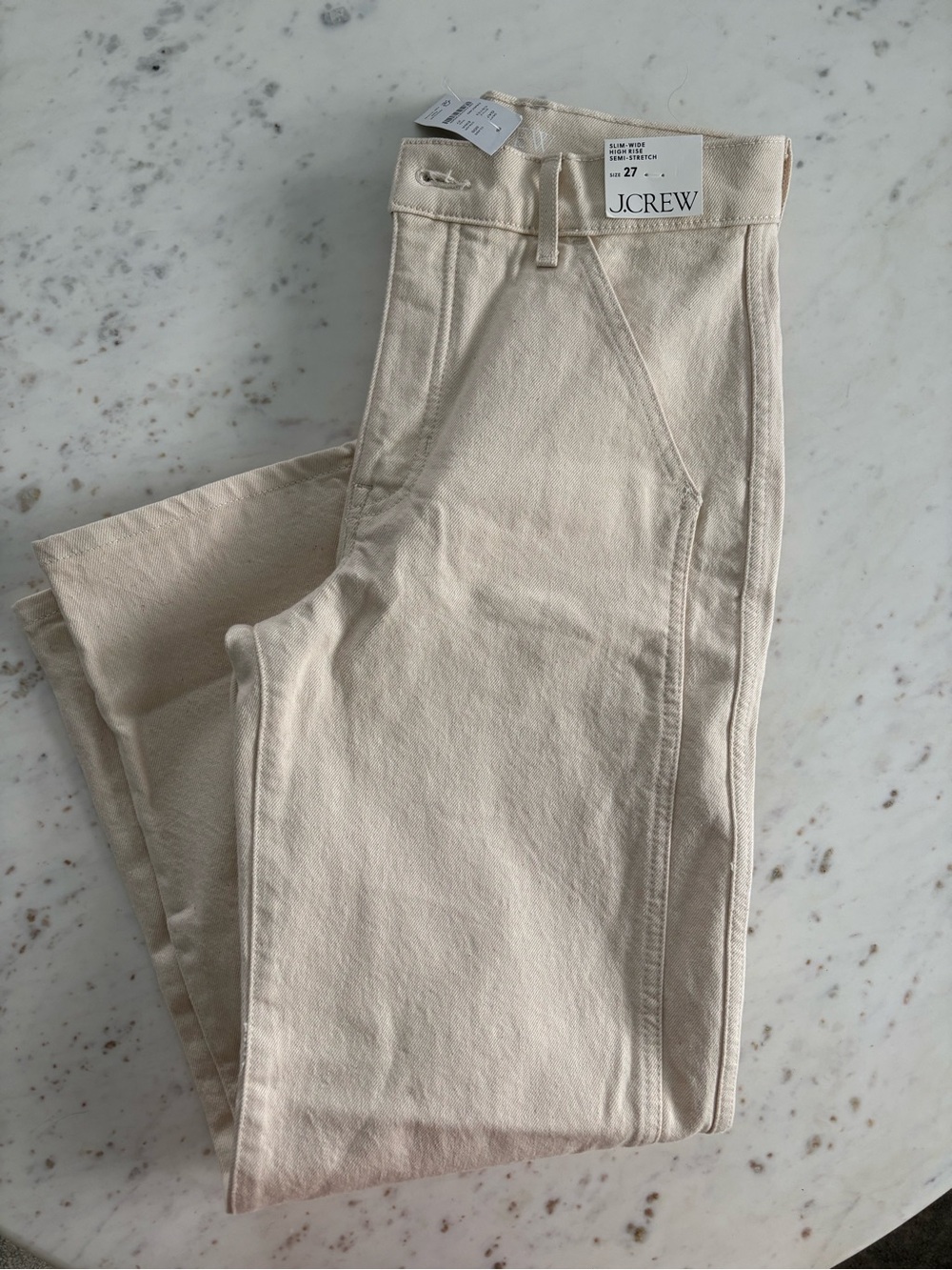 J Crew Women’s Utility Slim Wide Jeans